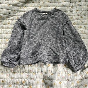 Grey Bell sleeve Sweater